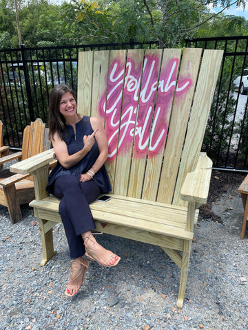 Yollah Y'all - HUGE Adirondack chair.